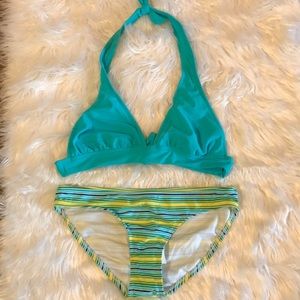 Old Navy NWT Halter Striped Bikini XS